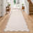 Scalloped Washable Rugs for Living Room Neutral Area Rugs Ultra-Thin Non Slip Large Bedroom Carpet Indoor Stain Resistant Contemporary Carpet for Dining Room Dorm-898703012-898702932