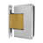 Chrome poli avec accents laiton