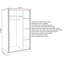 Clarita 3 Door Wardrobe