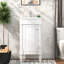 Meuble-lavabo et lavabo peu encombrant, en bois massif, style français, pour une petite maison