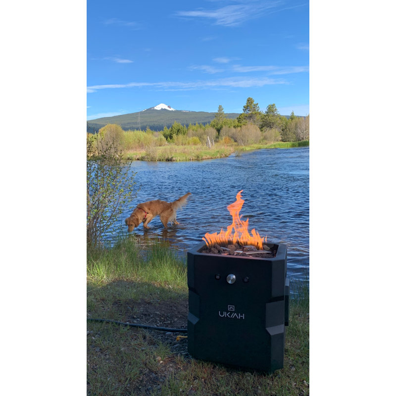 Portable Tailgater II Music Fire Pit by Beat Fire to Music Technology - Portable Camping Fire Pit Patio Furniture