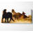 Horses Running At Sunset - Wrapped Canvas Print-1969832009
