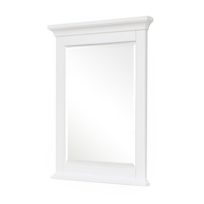Bernardsville Wood Flat Wall Mirror