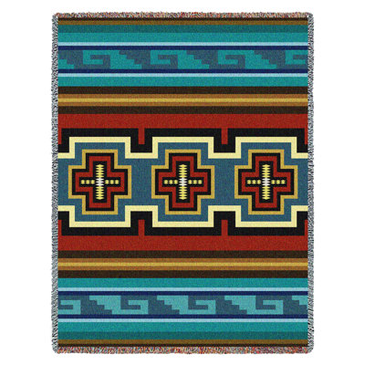 Jeté turquoise Pure Country Weavers