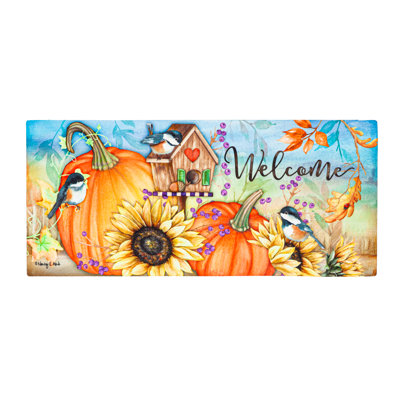 Tapis d'entrée antidérapant 22 "x 10" Analaura Sassafras