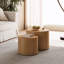 Ensemble de 2 tables basses gigognes