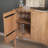 Bantam Light Brown Wood 2 Door Bar Cabinet-143489824
