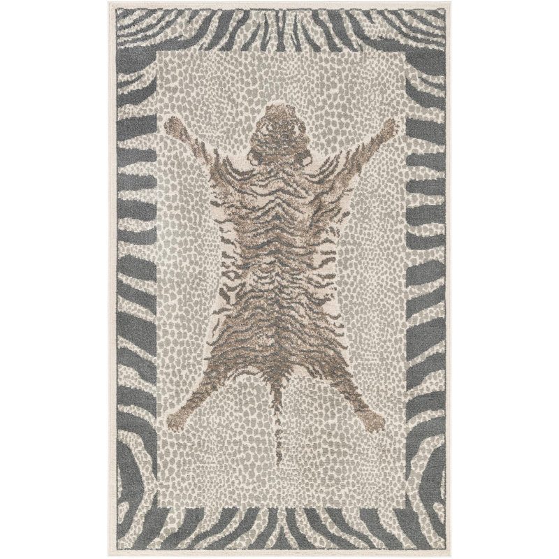  Tigres Wildlife Rug, Rectangle 5'1" x 8'