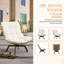 Chaise pivotante d'extérieur en osier avec coussins-117531509-117531512
