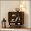 Armoire décorative avec portes doubles et rangement ouvert-790586844