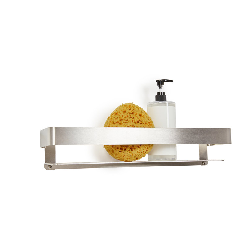 Seachrome Coronado Floating Shelf with Towel Bar, Satin
