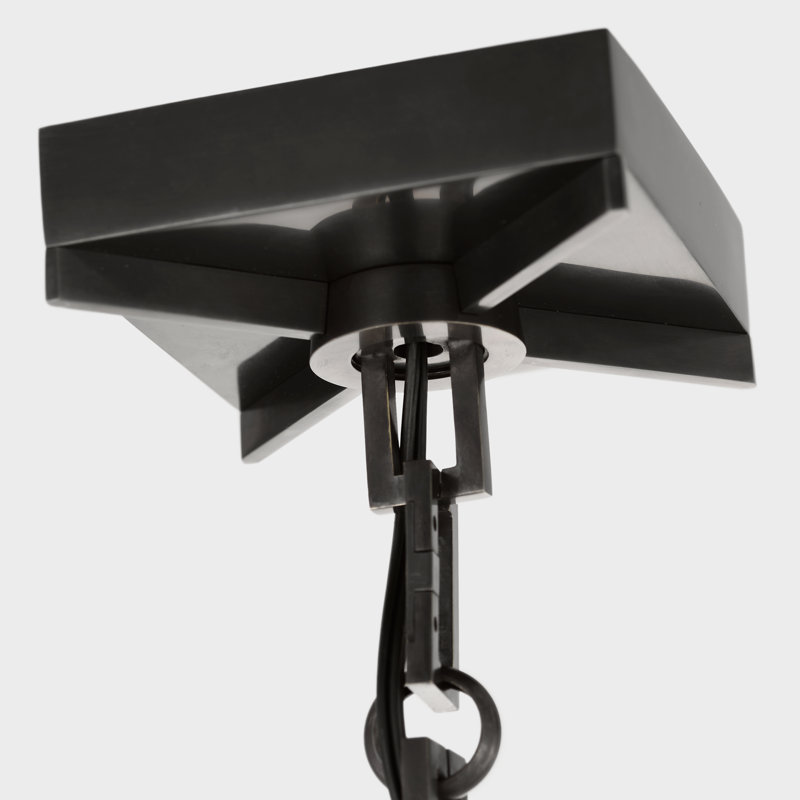 Palais 4 - Light Chandelier, Bronze, 22.25" H x 15" W x 15" D