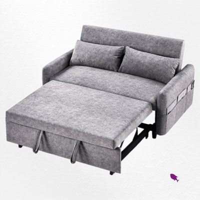 Caldina 55.3" upholstered sleeper sofa