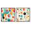 Jayceon - Ensemble de 2 collages de formes carrées abstraites-101851472-101851478