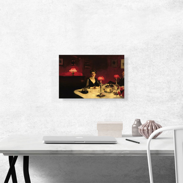 ARTCANVAS A Dinner Table At Night 1884 Canvas Art Print By John Singer ...