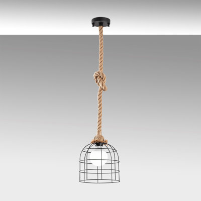 Luminaire suspendu simple à 1 lumière Rockwood