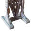 Arkeia Solid Wood Trestle End Table