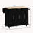 Charming Rustic-Modern Kitchen Island with Exquisite Top and Ample Storage-890944485
