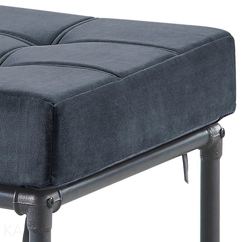 Rectangle Ottoman - Grey/Sandy Grey