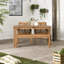Bictor 4 - Person Acacia Patio Dining Set with Rectangular Table-90563279