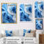 «Blue and White Abstract Spiral Cyclone Tranquility - Abstract Spirals», art mural-819420977-819420976