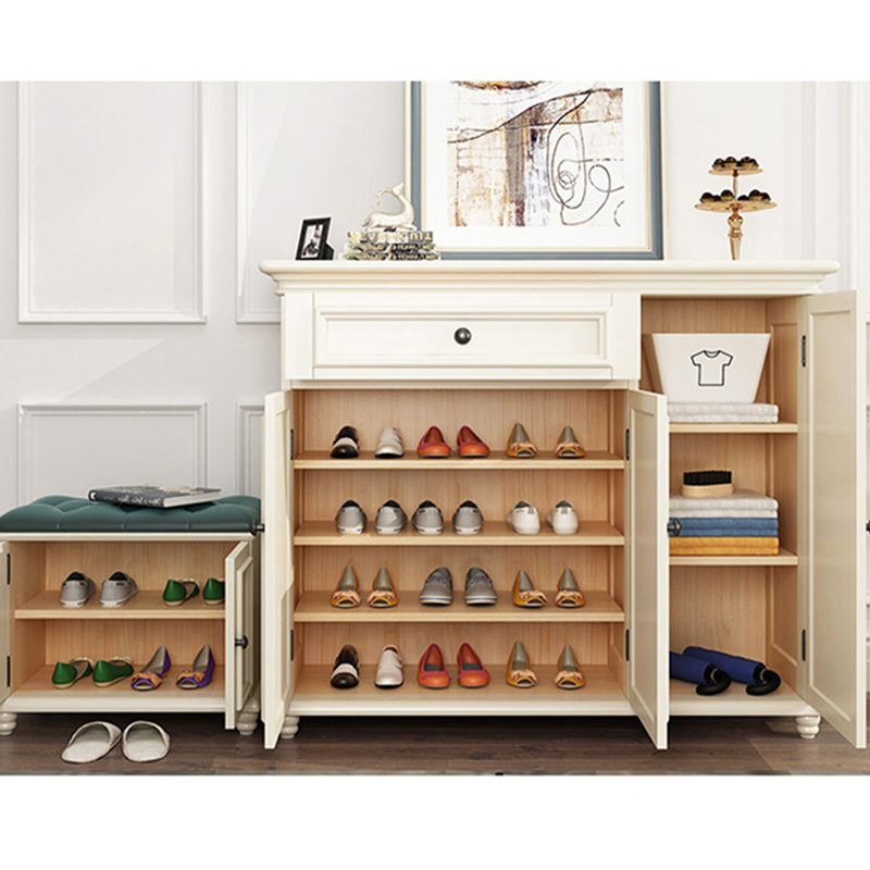 16 Pair Shoe Storage Cabinet