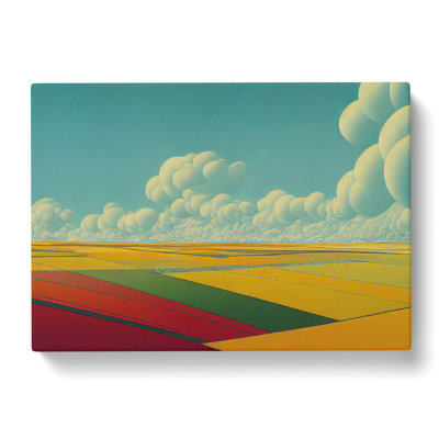 Expansive Spring Meadow - Wrapped Canvas