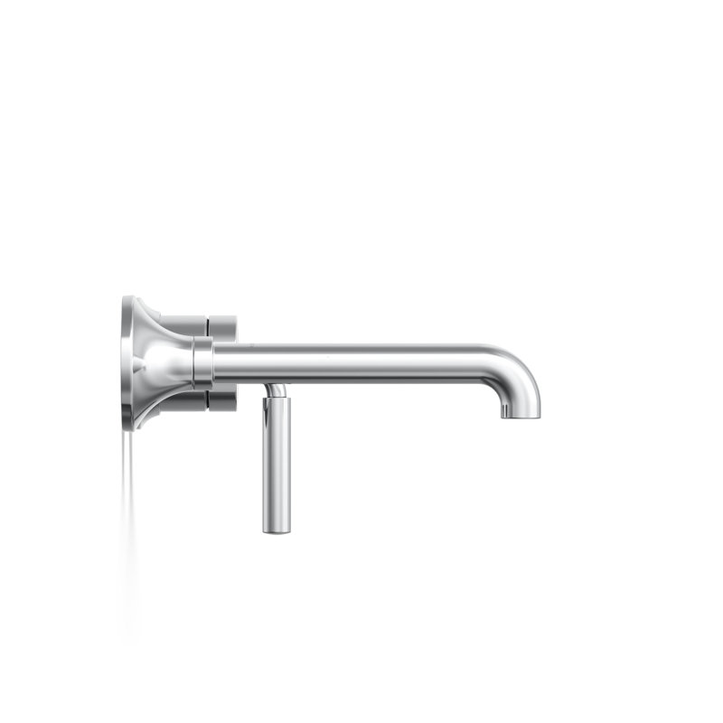 Tone Wall-Mount Single-Handle Bathroom Sink Faucet, Polished Chrome