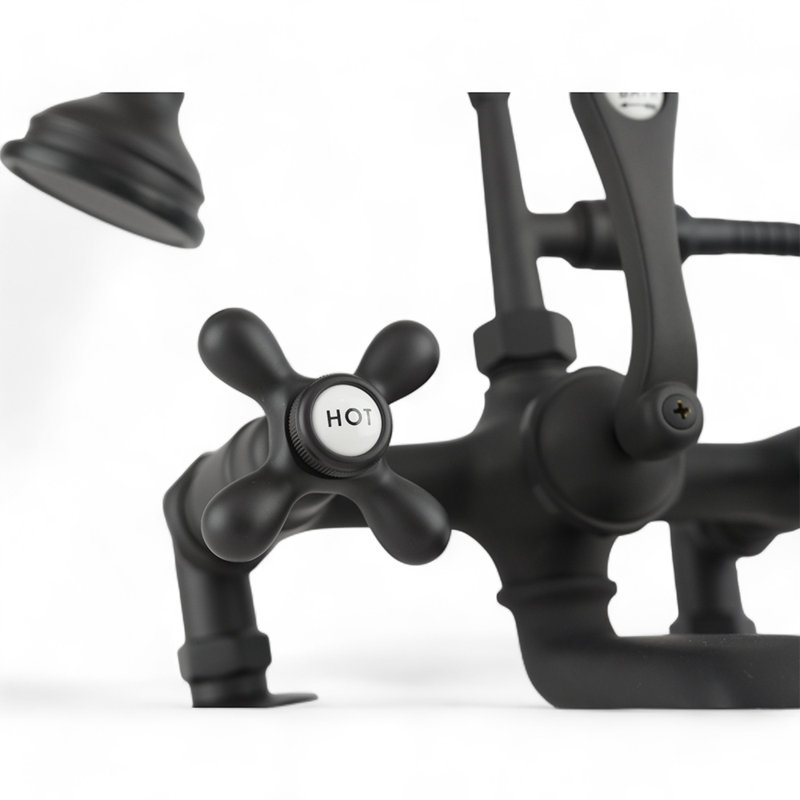 Robinet de baignoire à fixation sur comptoir British Téléphone (P0341) par Strom Living, Unlacquered Oil Rubbed Bronze