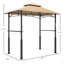 Abri de jardin extérieur brun foncé 8 pi x 5 pi