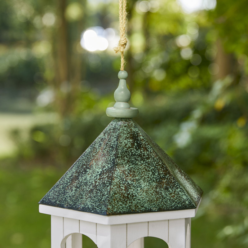 Mangeoire à oiseaux décorative en bois Tsaile