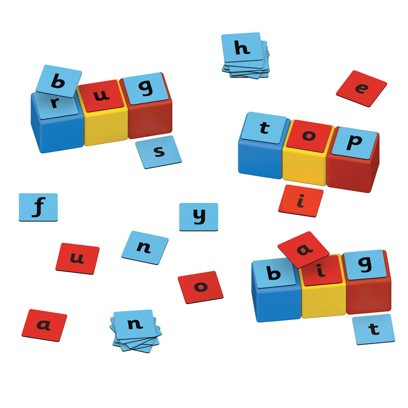 Ensemble de construction Geomag Magicube, recyclé, 55 pièces