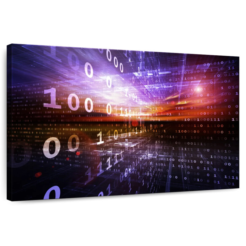 Keiri Digital Numbers, 16" H x 24" W