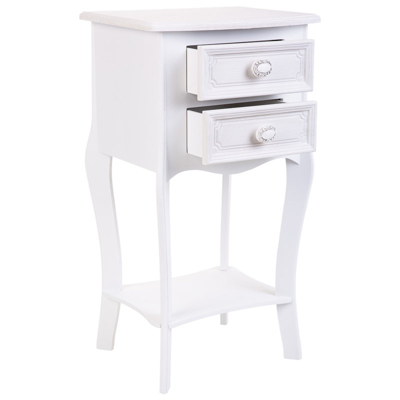 Adamae 38cm W Manufactured Wood Bedside Table