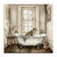 Toile neutre Leopard Bathtime, design par Sasha-1667324776