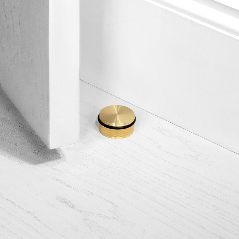 Floor Mount Stop, Brass