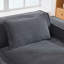 Canapé modulaire en velours côtelé à compression en L 92 po, canapé rembourré doux et désossé moderne avec jeté, aucun assemblage requis pour le salon-126421465-126421464
