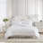 MF Eyelet Laura Ashley Eyelet Ruffle Reversible White Comforter Set-86644873
