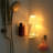 8'' Battery Powered Integrated LED Outdoor Table or Shower Lamp