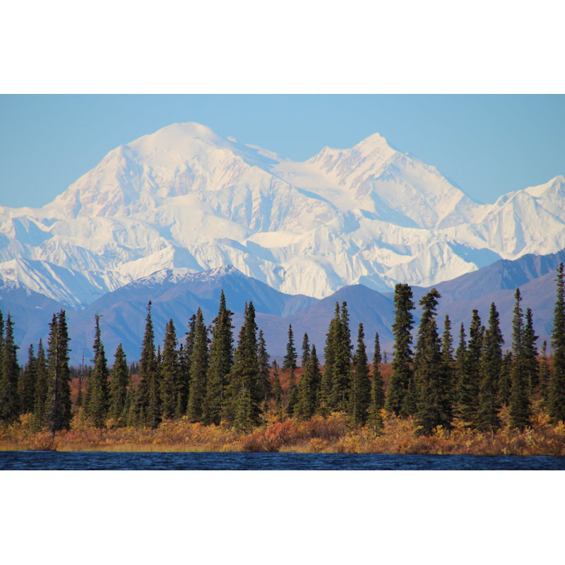 Mont Mckinley - impression sur toile tendue, H 8 po x l 12 po x P 1,25 po