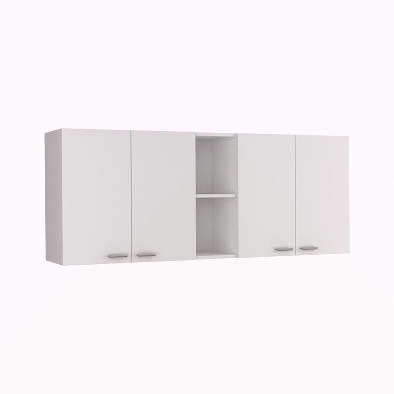 Armoire murale Ontario, porte double, Blanc