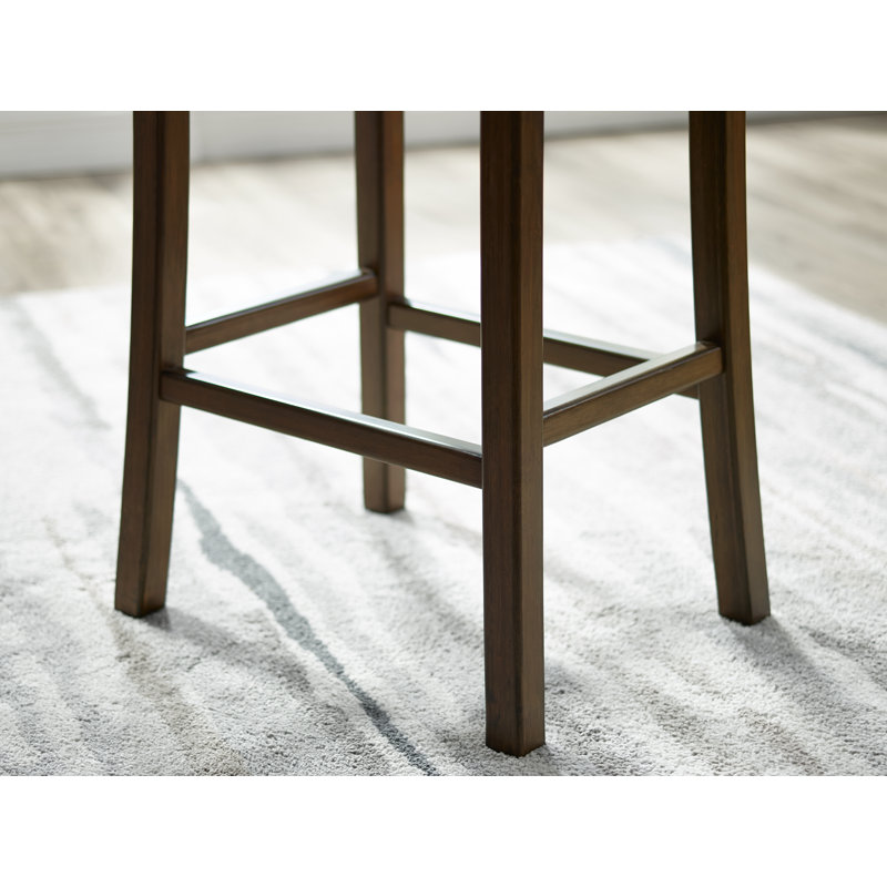 Tabouret de bar et de comptoir Branon, Tabouret de comptoir (assise de 26 po de hauteur), Brun
