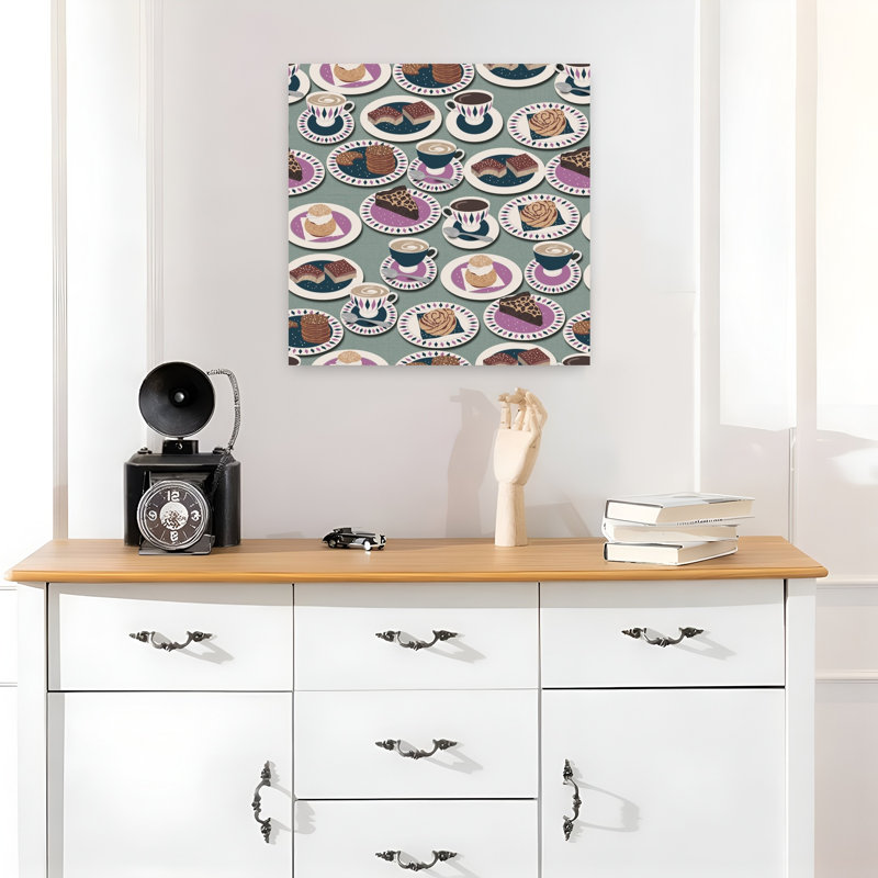Contemporary Art Contemporary Wall Art by Alexandra Weise - Wrapped Canvas Print, 45.72 cm H x 45.72 cm W