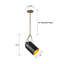 Luminaire suspendu simple à 1 lumière Gulcan