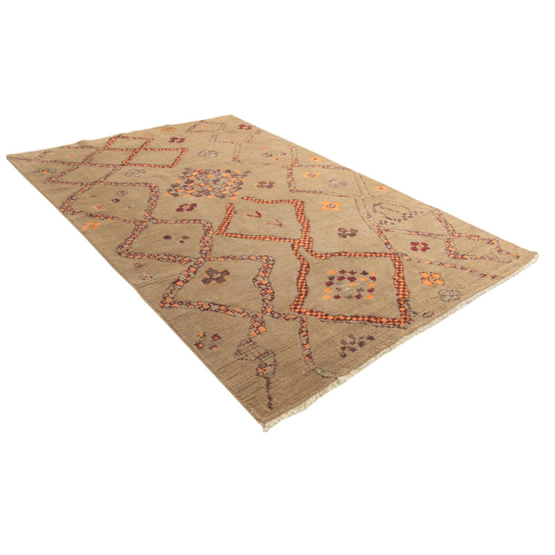 Tapis brun clair 6 x 9 Prestridge