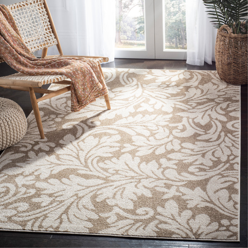 Tapis performance à motif floral Carman, Rectangle 10 pi x 14 pi