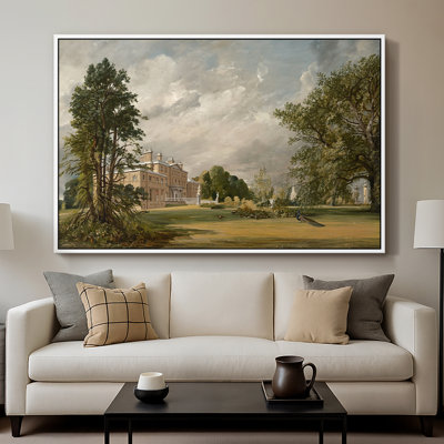 Malvern Hall, 1821 - John Constable, toile tendue avec châssis
