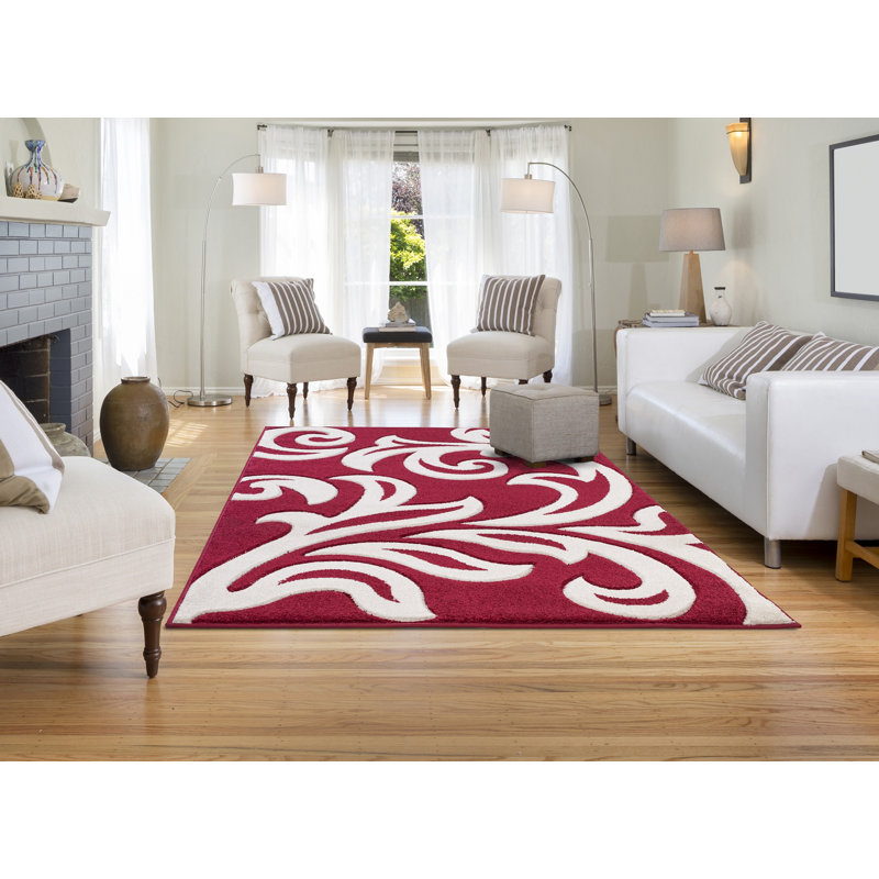 Vivan Floral Area Rug, Rectangle 60 x 110cm