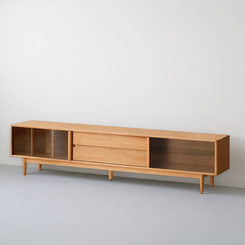 Meuble télé moderne et simple, H 19,29 po x L 86,61 po x l 13,78 po
