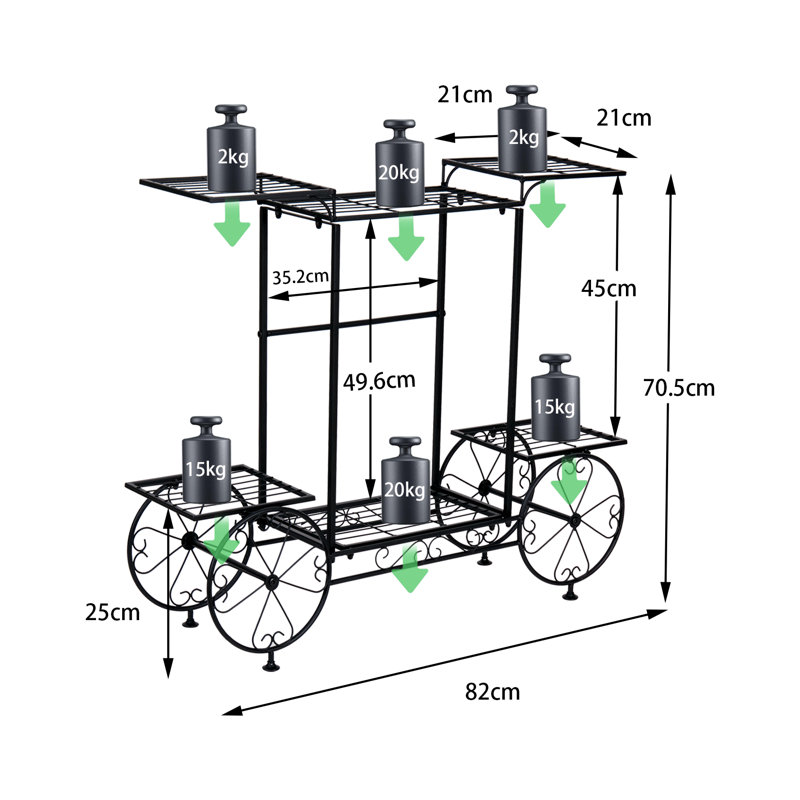 Anjeli Metal Plant Stand